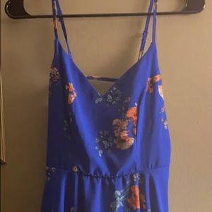 Blue Floral Dress